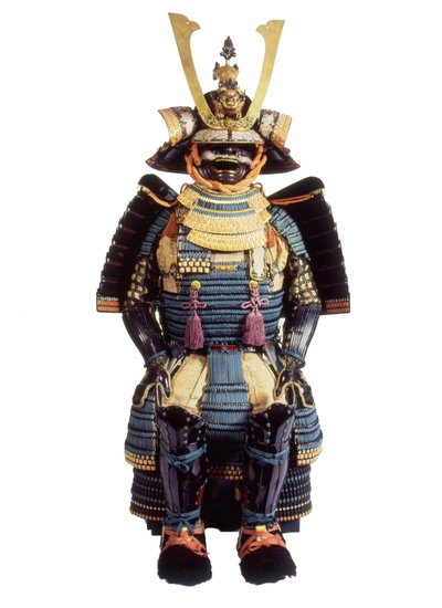 Ceremoniel rustning til en samurai, Edo-periode (blandet medier) af Japanese School