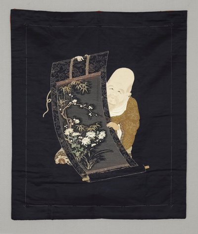 Gave Koer: Fukurokuju Figure (Coth) af Japanese School