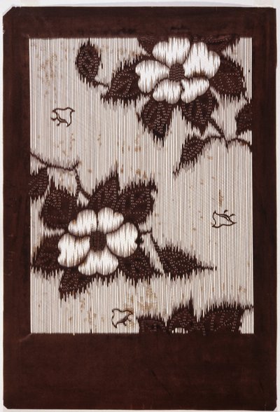 Stencil: Hibiscus og Spurv af School Japanese