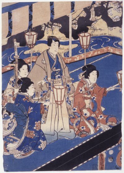 Uden titel (farvetræsnit) af School Japanese