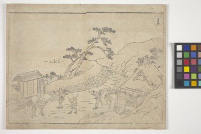 Uden titel (farvetræsnit) af School Japanese