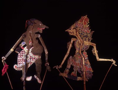 Wayang Kulit. Java dukker. Jean Francois Hubert samling. Paris af School Javanese