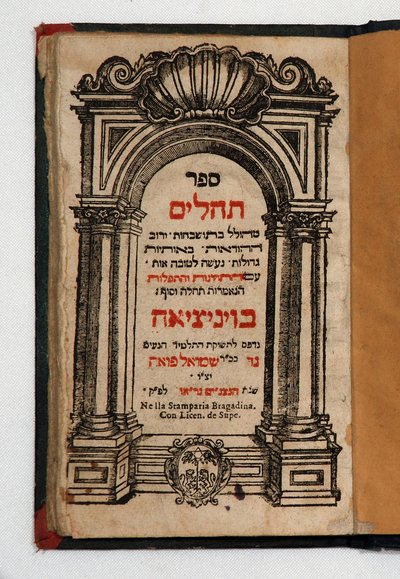 Bog om Tehilim (bog med graveringer) af School Jewish