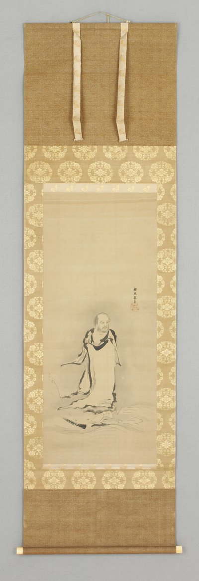 Daruma krydser Yangtze-floden af School Kano