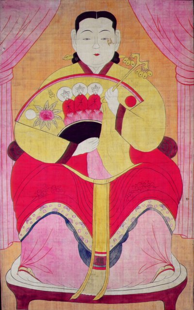 Daesin manura (naturligt pigment på silke) af School Korean