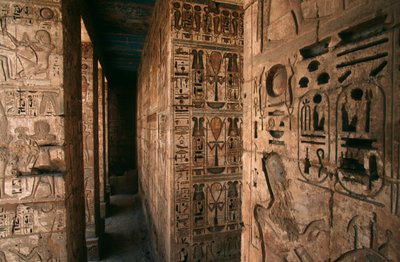 Egypten, Medinet Habu, Luxor, Luxor Governorate, Ramses III