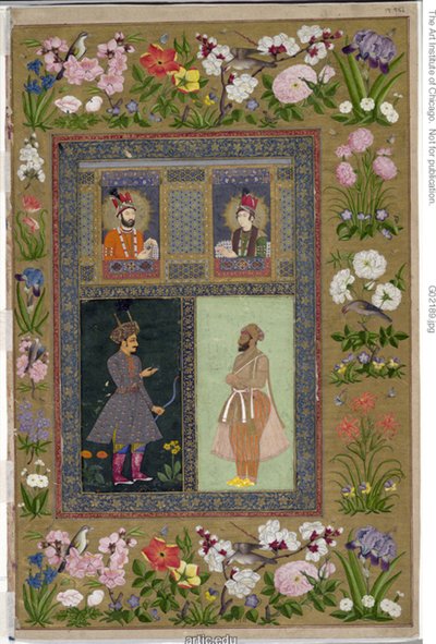 Side fra Skt. Petersborg-albummet, af School Mughal