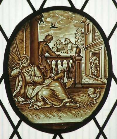 18600 (farvet glas) af School Netherlandish