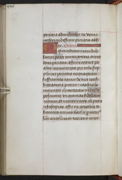 Kings 9, f.228v, Book of Hours, brug af Sarum (