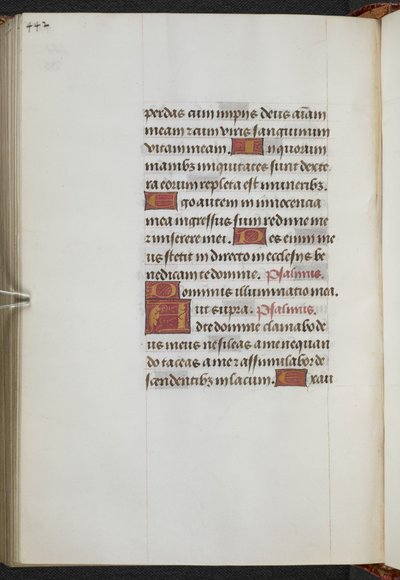 Kings 9, f.235v, Book of Hours, brug af Sarum (