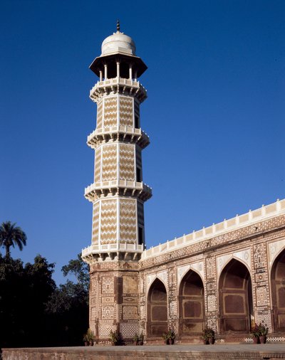 Graven af Jahangir-mausoleet af School Pakistani