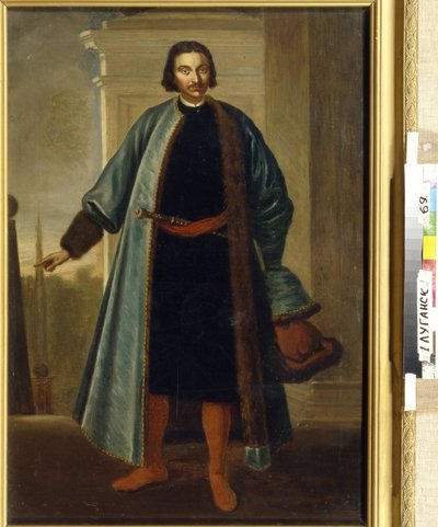 Portræt af prins Anikita Ivanovich Repnin (1668-1726). (Portræt af Prinsen A. I. Repnin). Russisk soldat og politiker, der markerede sig under den store nordlige krig (1700-1721), tjente derefter som guvernør i Livland og tæt og inderligt af School Russian