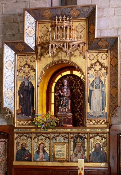 Eremitagen (Eremitagen af Nuestra Señora de La Plaza). Indenfor. Alter (foto) af School Spanish