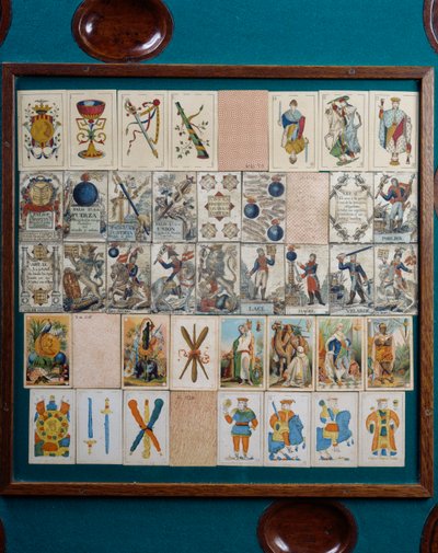 Spillekort, Detalje fra catalansk kortbord, Spanien af School Spanish