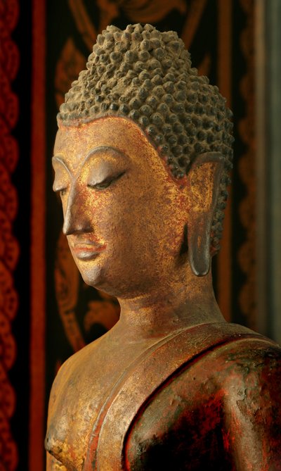 Lawn Sukhothai Steel Buddha (bronze) af School Thai