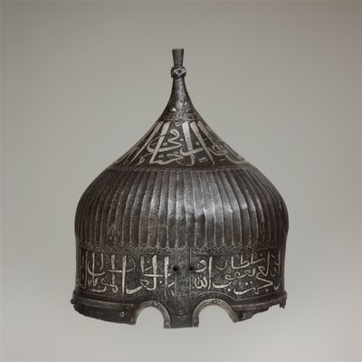 Turbanhjelm, ca. 1478-90 (stål, jern, sølv) af School Turkish