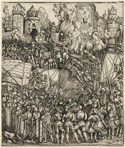 Uddrivelsen af ungarerne fra Nedre Østrig, fra Maximilian I
