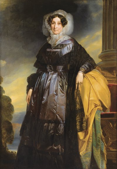 Portræt af Adelaide dOrléans 1777-1847 af School of Franz Xaver Winterhalter