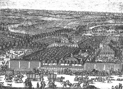 Herman Carter tyske kvarter i Moskva, 1705 af Schoonebeek