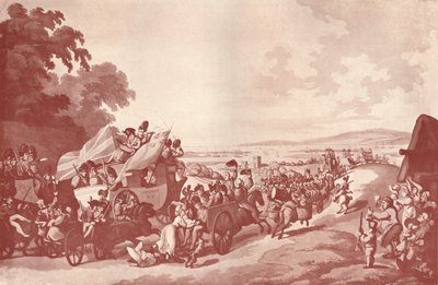 En ekstraordinær scene på vejen fra London til Portsmouth, 1909 af Schultz
