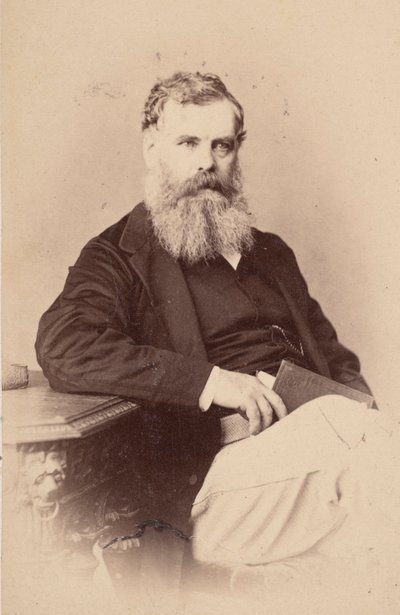 Portræt af Thomas Oldham 1816-1878, før 1876. af Schwarzchild and Co
