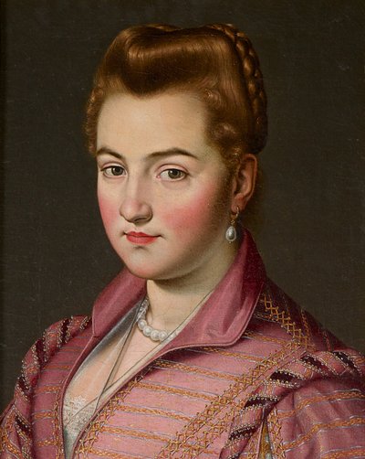 Parman talon nainen, mahdollisesti Costanza Colonna (öljy kankaalle) af Scipione (1550 98) (attr. to) Pulzone