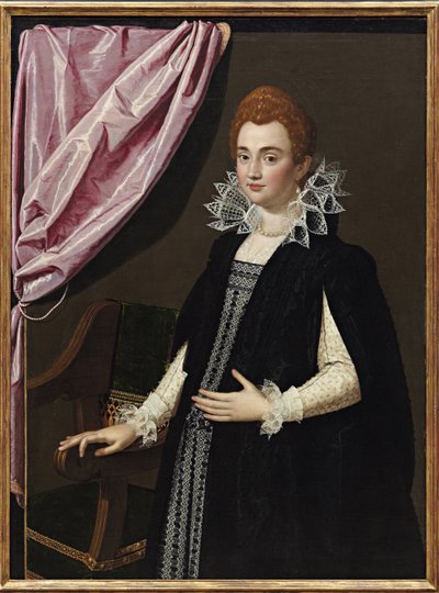 ""Portræt af Marie de Medici (1575-1642)"" Peinture de Scipione Pulzone (1550-1598) - 1594 - Olie på lærred - Dim 132,1x96,5 cm Privat samling af Scipione Pulzone