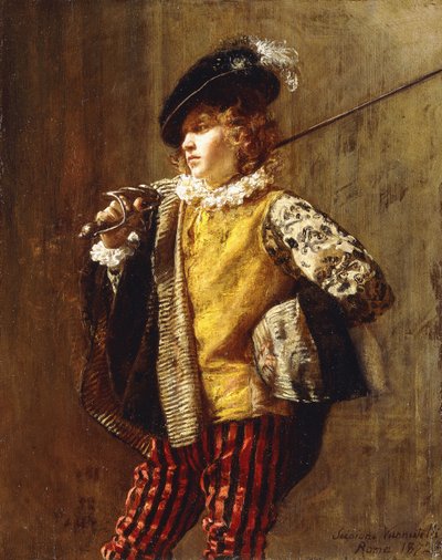 En elegant hofmand, 1872 af Scipione Vannutelli