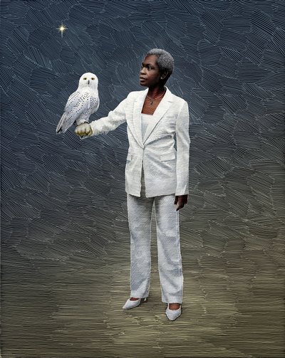 Balthazar, 2021 (scratchboard, farvelagt digitalt) af Scott McKowen