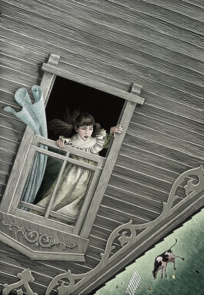 The Wonderful Wizard of Oz, 2005 (scratchboard, farvelagt digitalt) af Scott McKowen