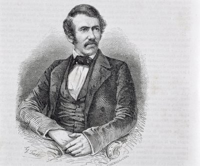 David Livingstone (1813-1873) graveret af S. Pannemaker af Scottish School