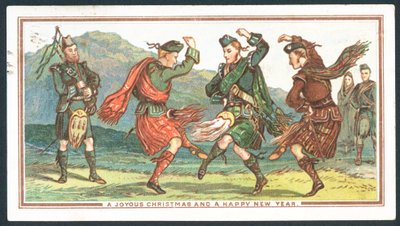 Skotsk julekort af Scottish School