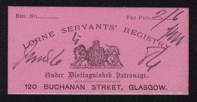 Billet til Lorne Servants