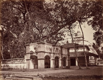 Buddhistisk tempel, koloni, ca. 10. af Scowen and Co.