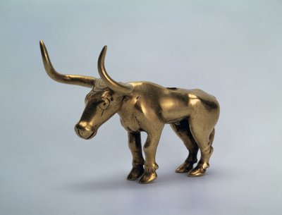 Figur af et Tyrestykke fra en stang i en baldakin, 3. årtusinde f.Kr. af Scythian