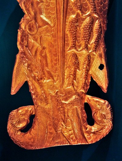 Fiskehale (elektrum) (detalje af 389369) af Scythian