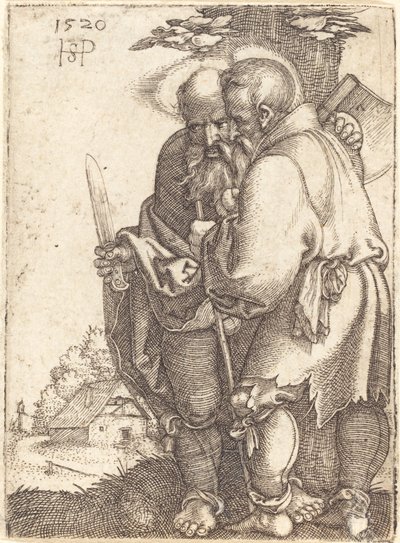 Bartholomew og Matthias af Sebald Beham