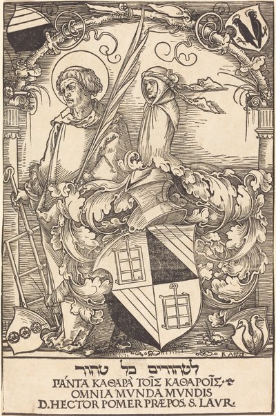 Hector Pomers våbenskjold af Sebald Beham