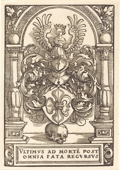 Lazarus Spenglers våbenskjold af Sebald Beham