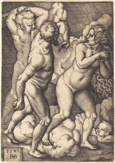 Udvisning fra paradis af Sebald Beham