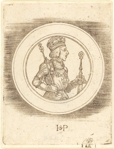 Medalje af kong Ferdinand af Ungarn og Bøhmen af Sebald Beham