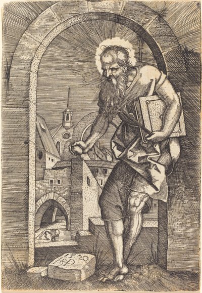 Sankt Hieronymus ved buen af Sebald Beham