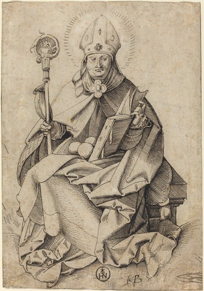 Sankt Nikolaus af Sebald Beham