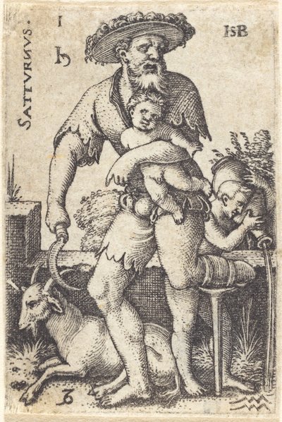 Saturn af Sebald Beham