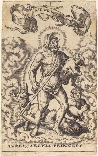 Saturn af Sebald Beham