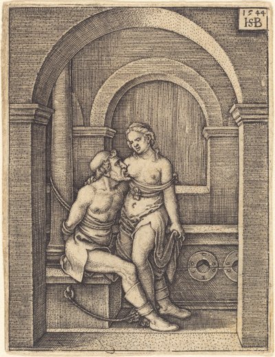 Simon og hans datter (Cimon og Pero) af Sebald Beham