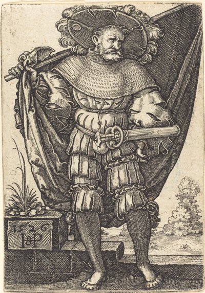 Fanebærer af Sebald Beham