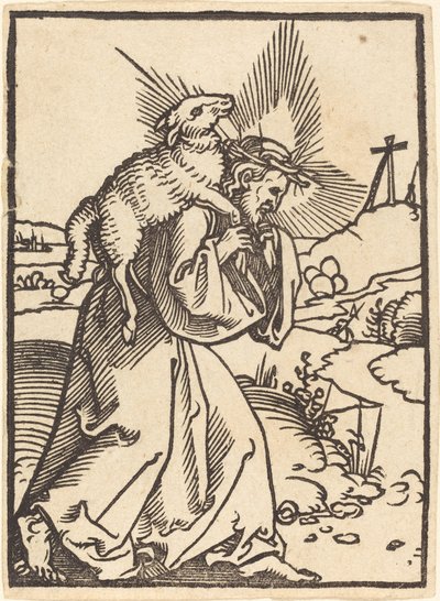 Den gode hyrde af Sebald Beham