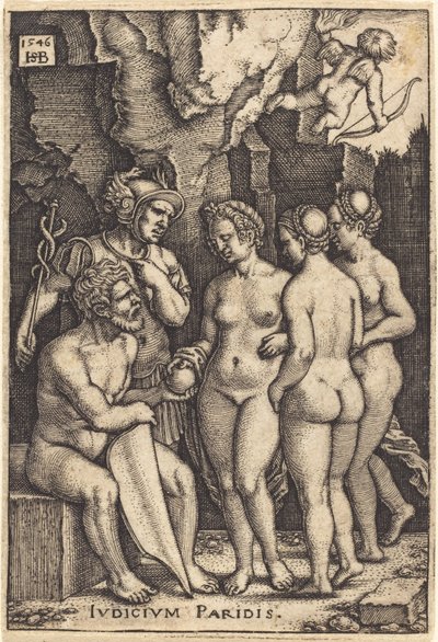 Paris-dommen af Sebald Beham