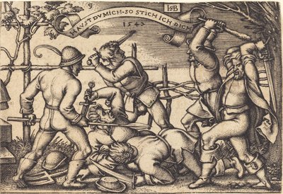 Bondekampen af Sebald Beham